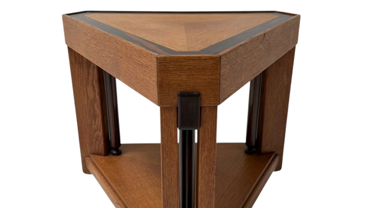Art Deco Modernist Triangular Side Table by Anton Lucas, 1920s